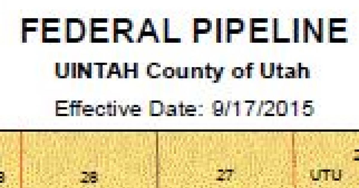 Federal Pipeline Agreement Map Bureau of Land Management